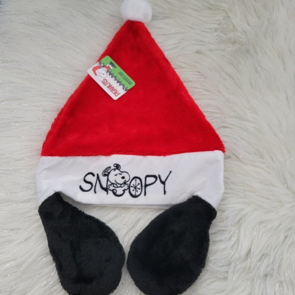 Peanuts Snoopy Ears Santa Hat